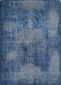 Wollen tapijt - 180 x 120 cm - blauw