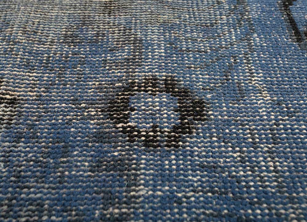 Wollen tapijt - 180 x 120 cm - blauw