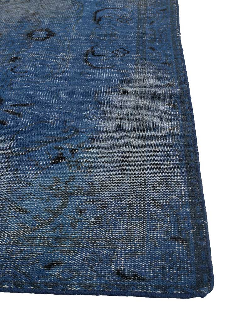 Wollen tapijt - 180 x 120 cm - blauw