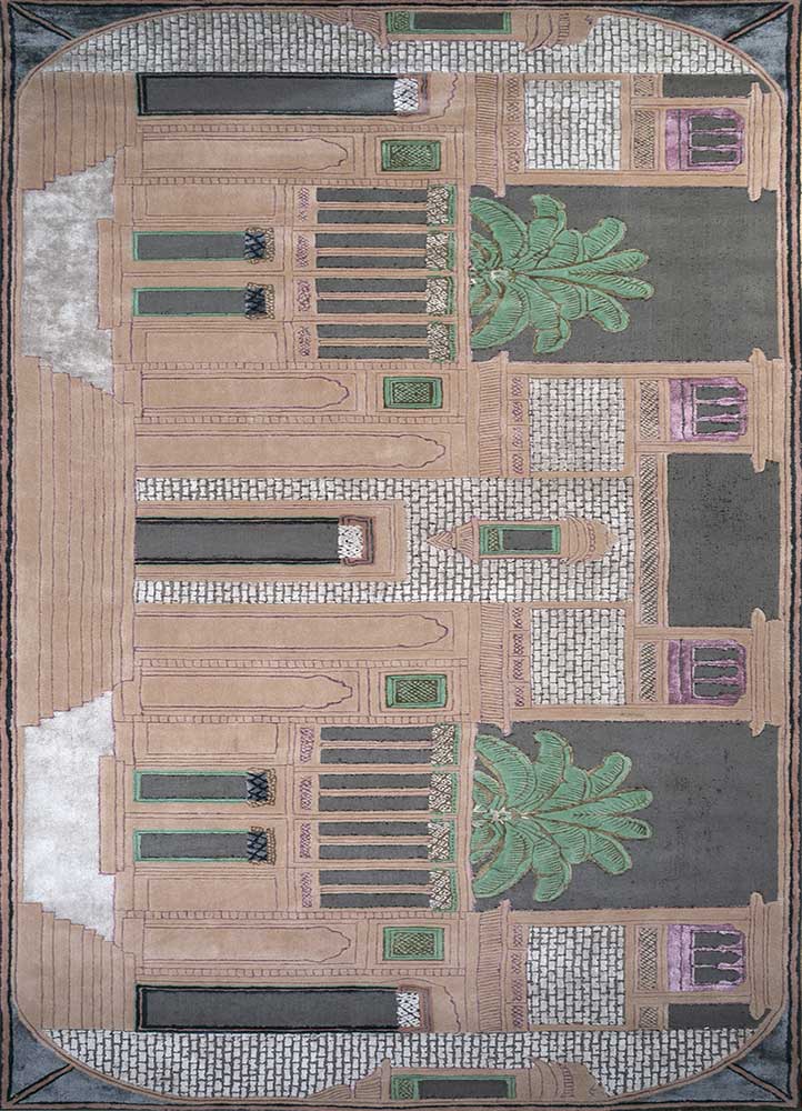 Wollen tapijt - 500 x 205 cm - oranje