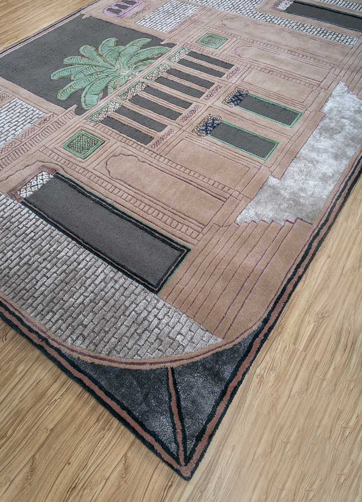 Wollen tapijt - 500 x 205 cm - oranje