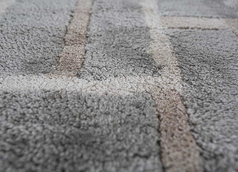 Designer tapijt - 270 x 180 cm - grijs