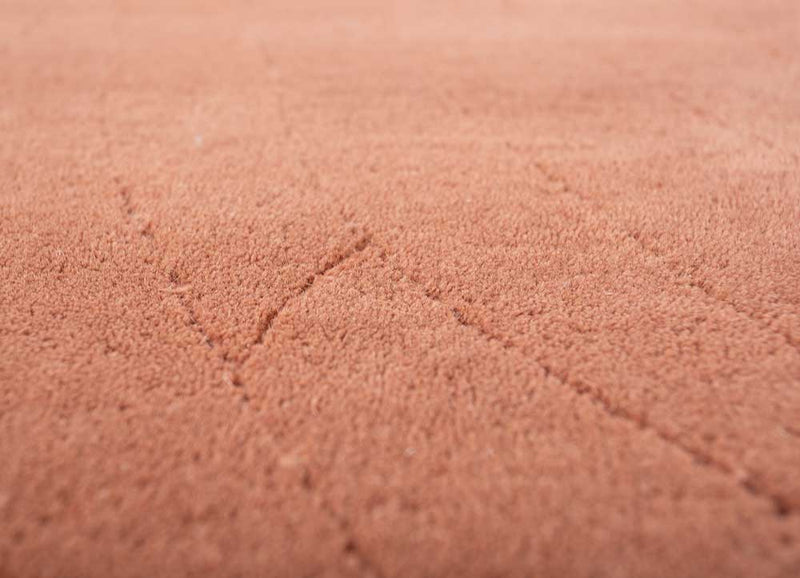 Wollen tapijt - 233 x 165 cm - oranje