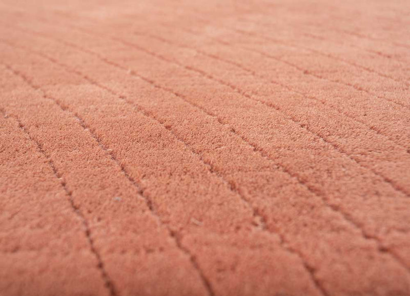 Wollen tapijt - 242 x 163 cm - oranje