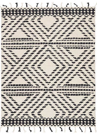 Wollen tapijt - 300 x 240 cm - zwart groen