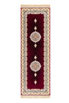 Perzisch tapijt Halidey - Loper / Donkerrood / 100 x 200 cm Loper