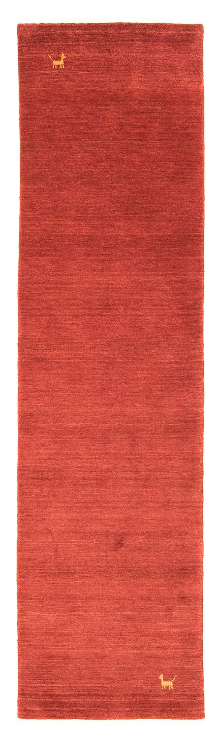 Loper Gabbeh tapijt - Indus - 200 x 80 cm - rood