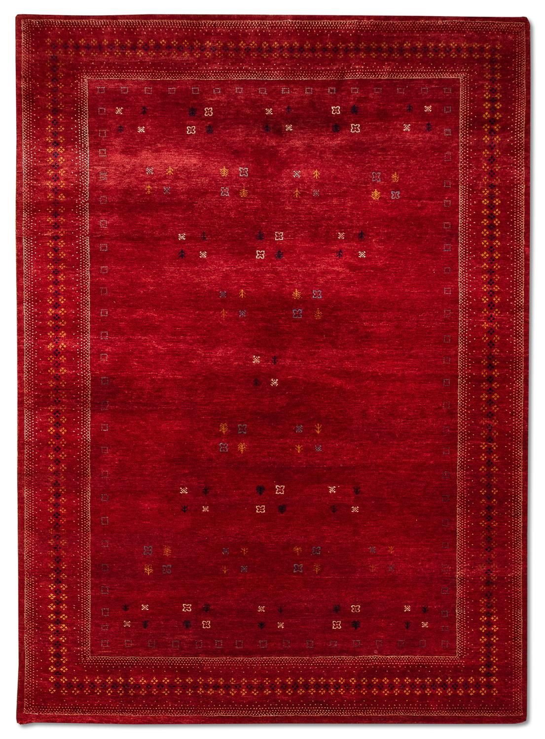 Gabbeh Tapijt - Loribaft Perzisch - 250 x 200 cm - rood