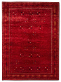 Gabbeh Tapijt - Loribaft Perzisch - 400 x 300 cm - rood