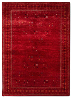 Gabbeh Tapijt - Loribaft Perzisch - 400 x 300 cm - rood