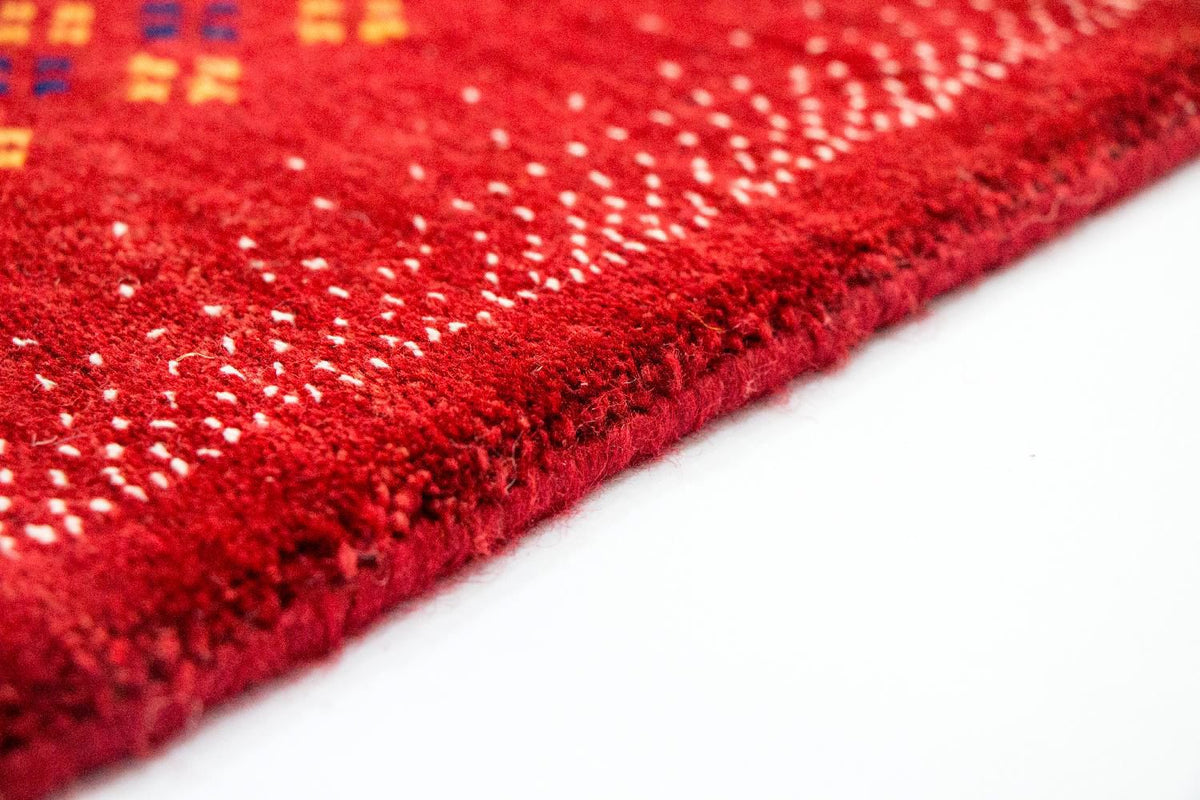 Gabbeh Tapijt - Loribaft Perzisch - 400 x 300 cm - rood