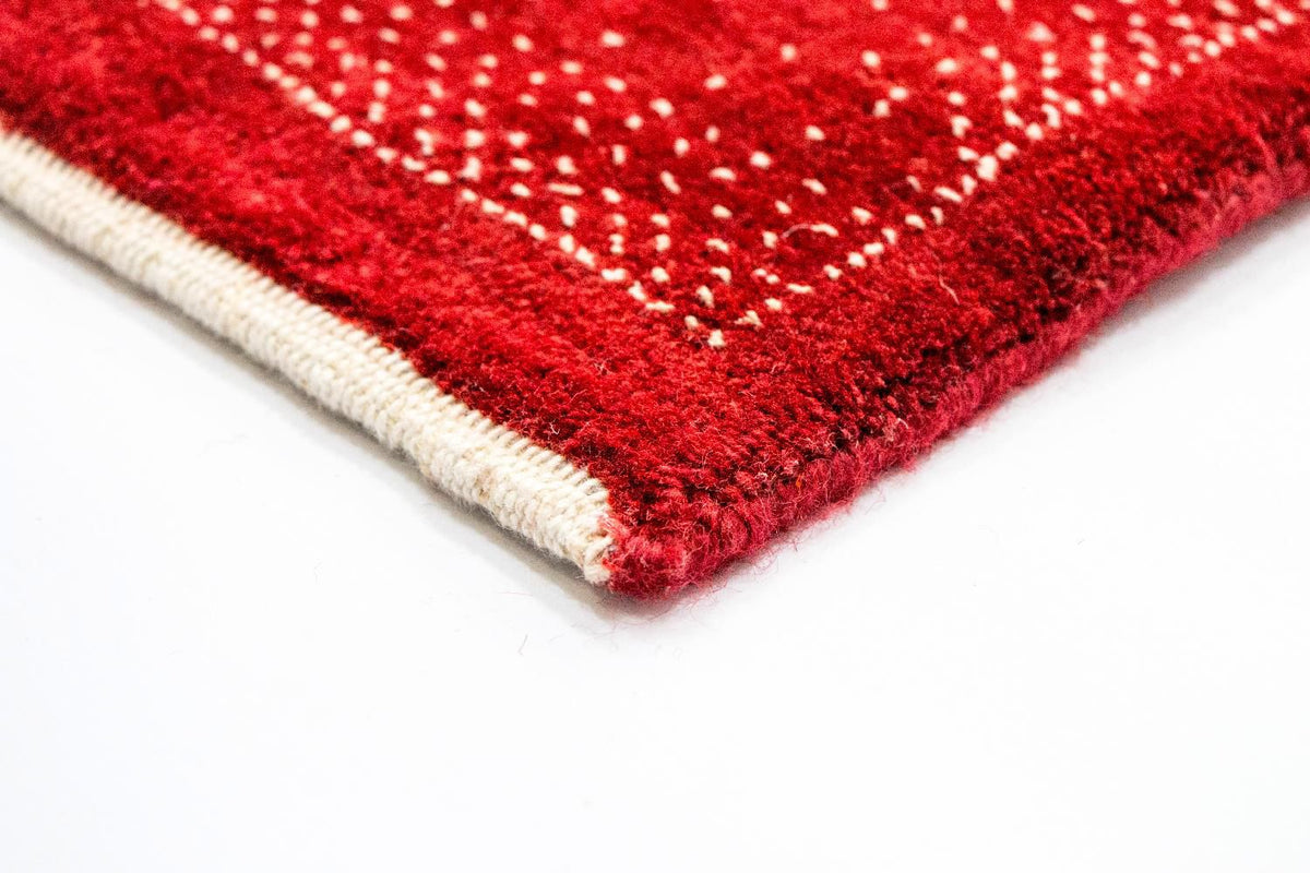 Gabbeh Tapijt - Loribaft Perzisch - 400 x 300 cm - rood
