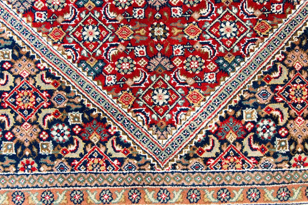 Perzisch tapijt - Bijar rond  - 250 x 250 cm - rood