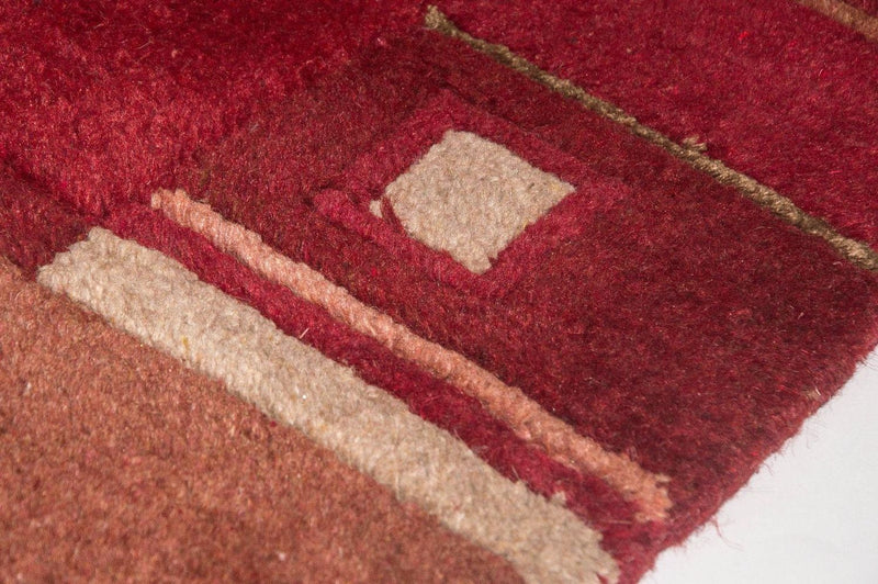 Nepal tapijt - 140 x 70 cm - rood