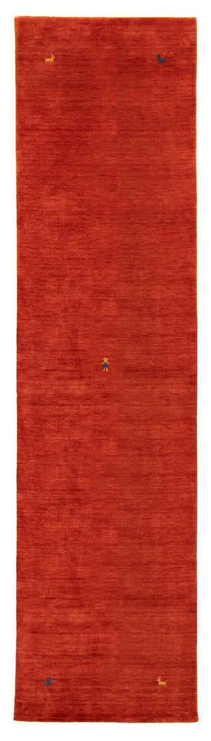 Loper Gabbeh Tapijt - Zacht - 200 x 80 cm - rood