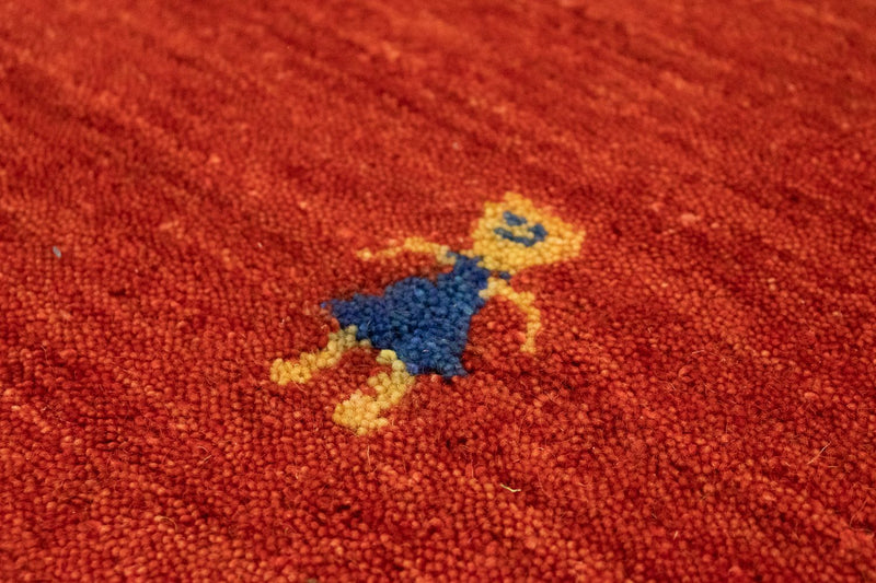 Gabbeh tapijt - Indus - 300 x 250 cm - rood