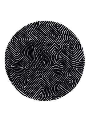 Tapijt rond  - 180 x 180 cm - grijs