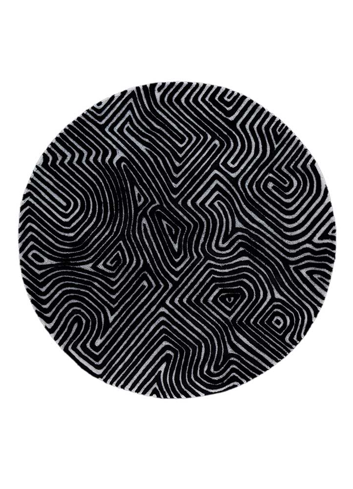 Tapijt rond  - 180 x 180 cm - grijs