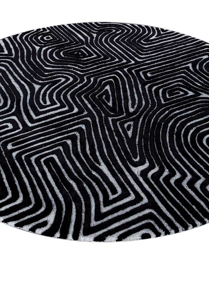 Tapijt rond  - 180 x 180 cm - grijs