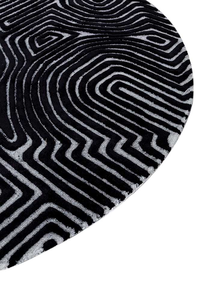 Tapijt rond  - 180 x 180 cm - grijs