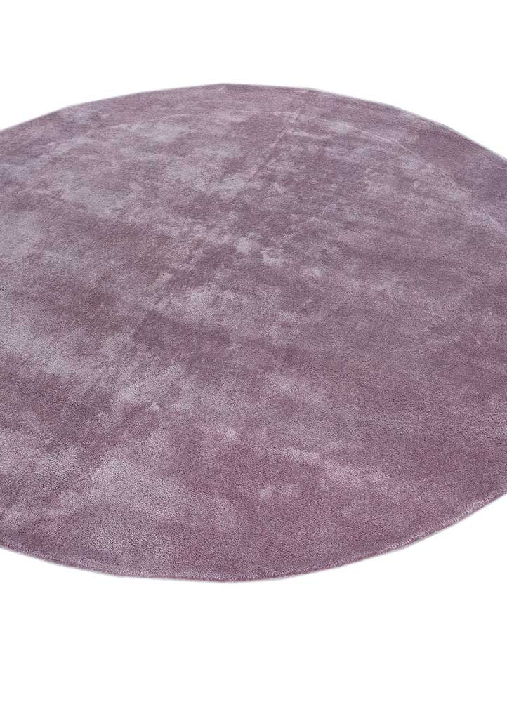 Designer tapijt rond  - 180 x 180 cm - paars