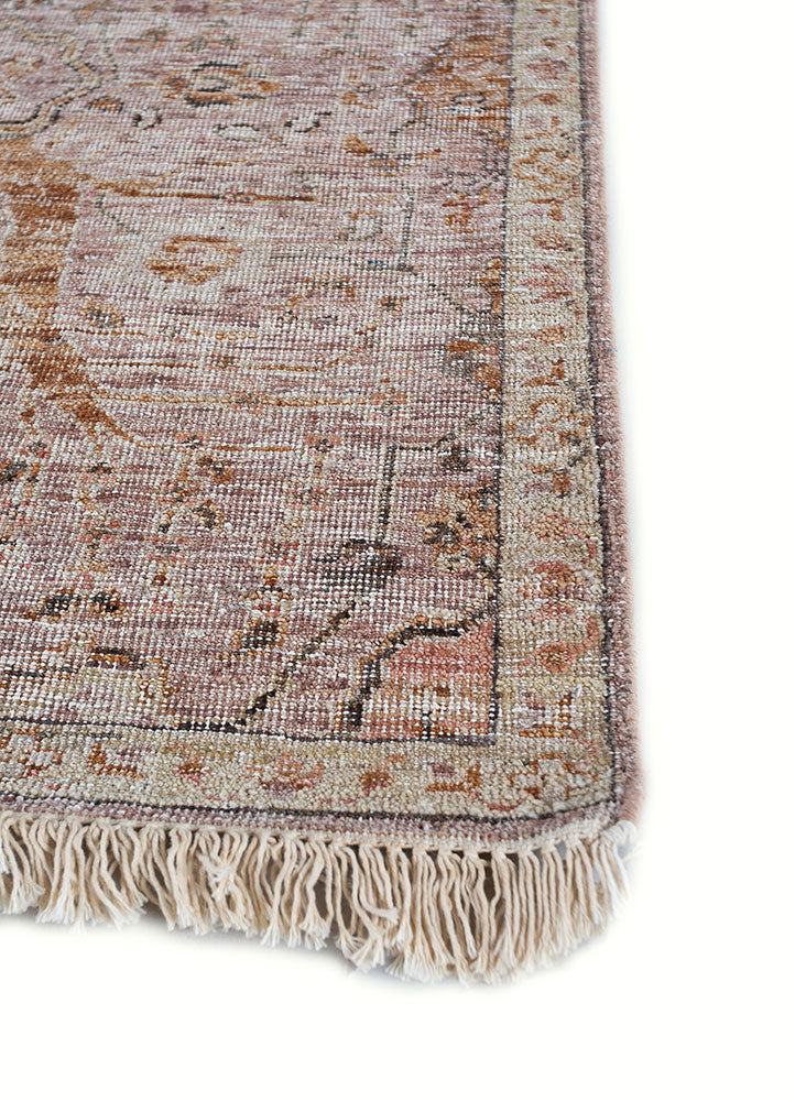 Loper Wollen tapijt - 240 x 75 cm - oranje