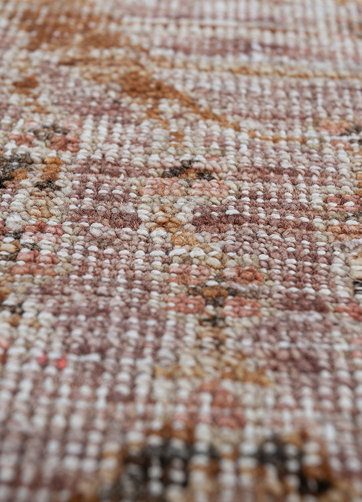 Loper Wollen tapijt - 240 x 75 cm - oranje