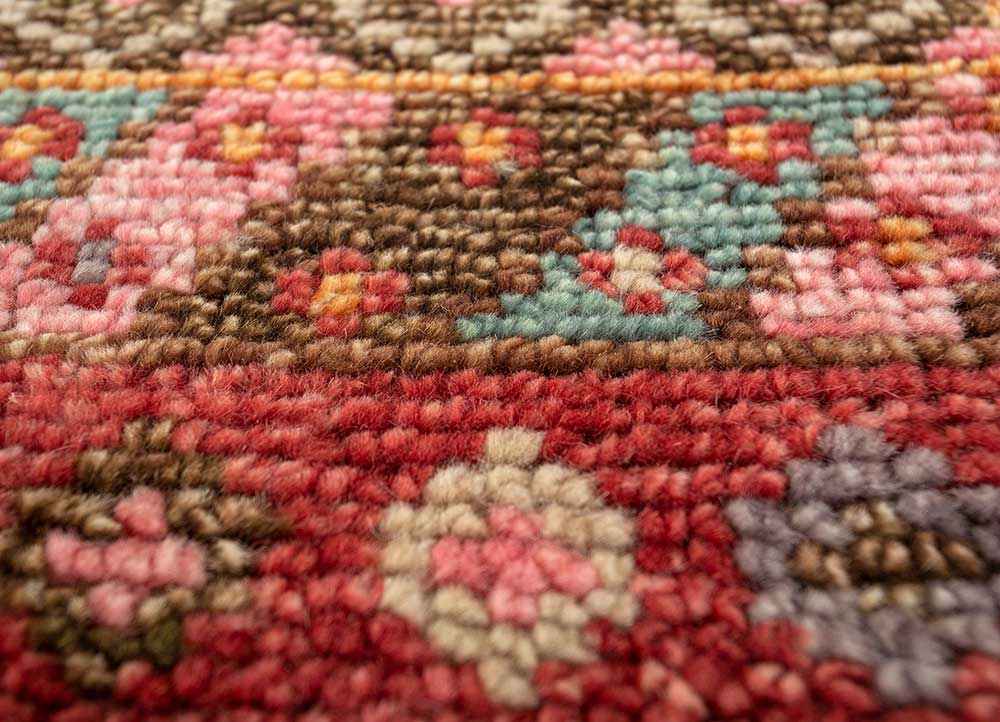 Loper Wollen tapijt - 360 x 90 cm - oranje