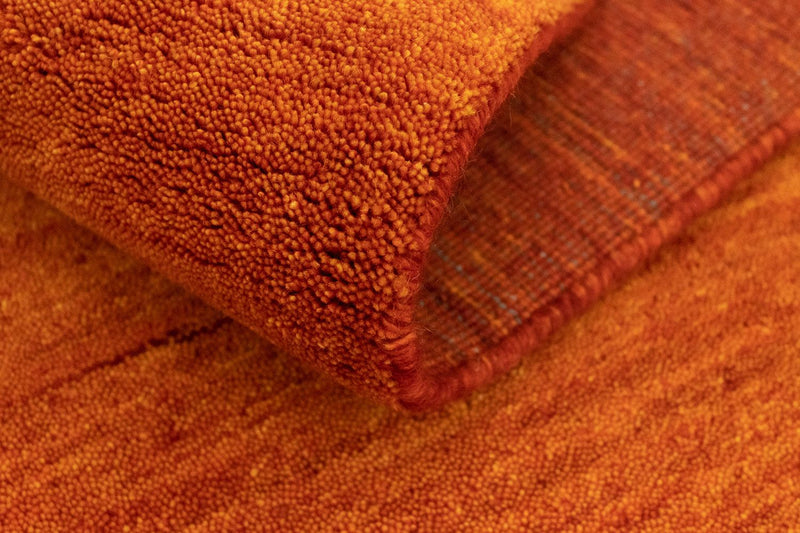 Loper Gabbeh Tapijt - Zacht - 400 x 80 cm - oranje
