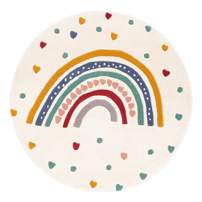 Regenboog Kindertapijt Rond