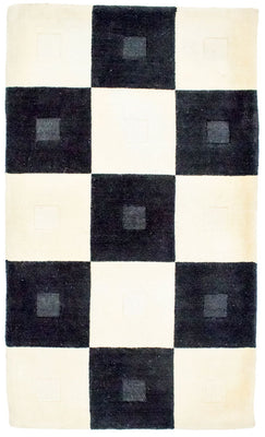 Wollen tapijt - 150 x 90 cm - veelkleurig