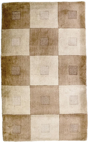 Wollen tapijt - 148 x 90 cm - veelkleurig