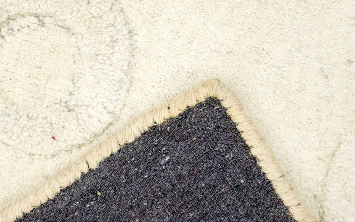 Wollen tapijt - 148 x 80 cm - beige