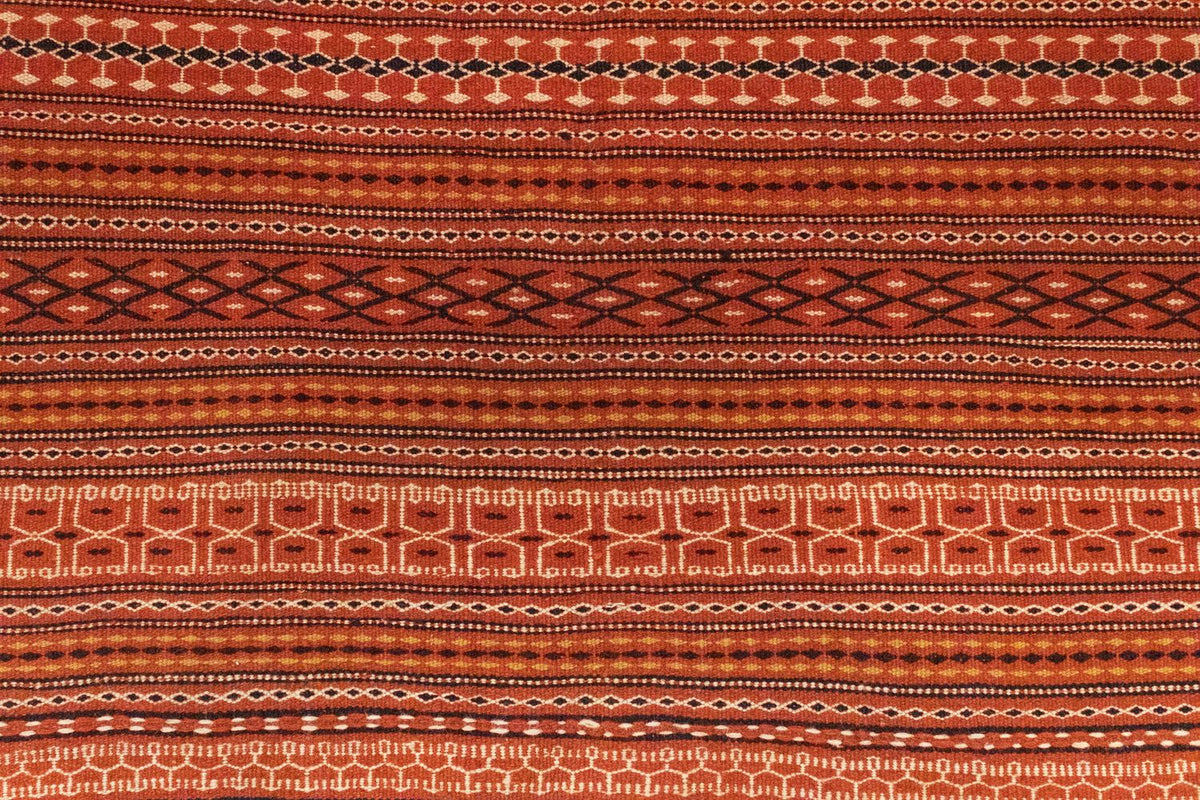 Kelim tapijt - Oosters - 242 x 166 cm - bruin