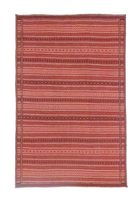 Kelim tapijt - Oosters - 301 x 197 cm - rood