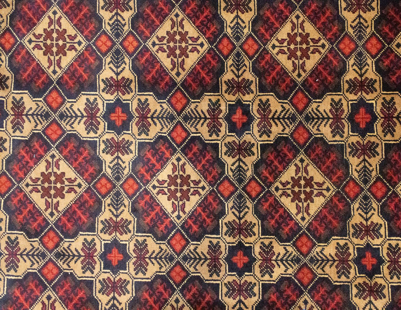 Afghaans tapijt - 283 x 199 cm - bruin