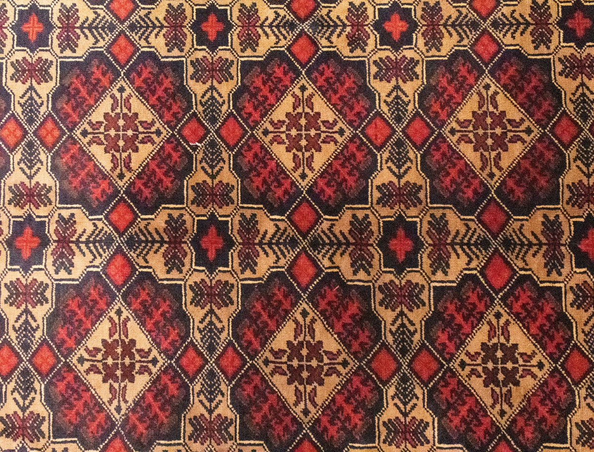 Afghaans tapijt - 283 x 201 cm - bruin