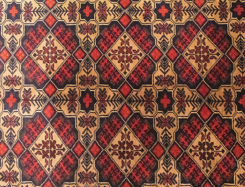 Afghaans tapijt - 283 x 201 cm - bruin