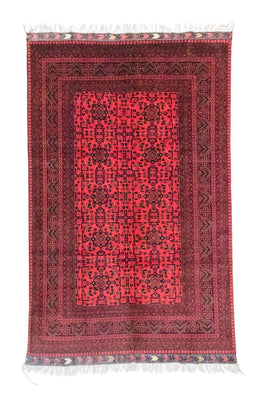 Afghaans tapijt - Kunduz - 300 x 198 cm - rood
