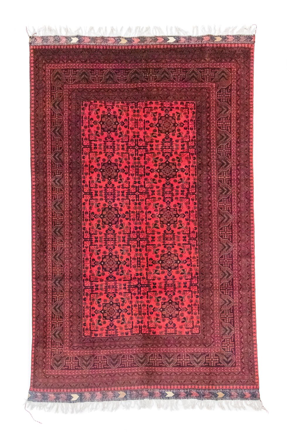 Afghaans tapijt - Kunduz - 300 x 198 cm - rood