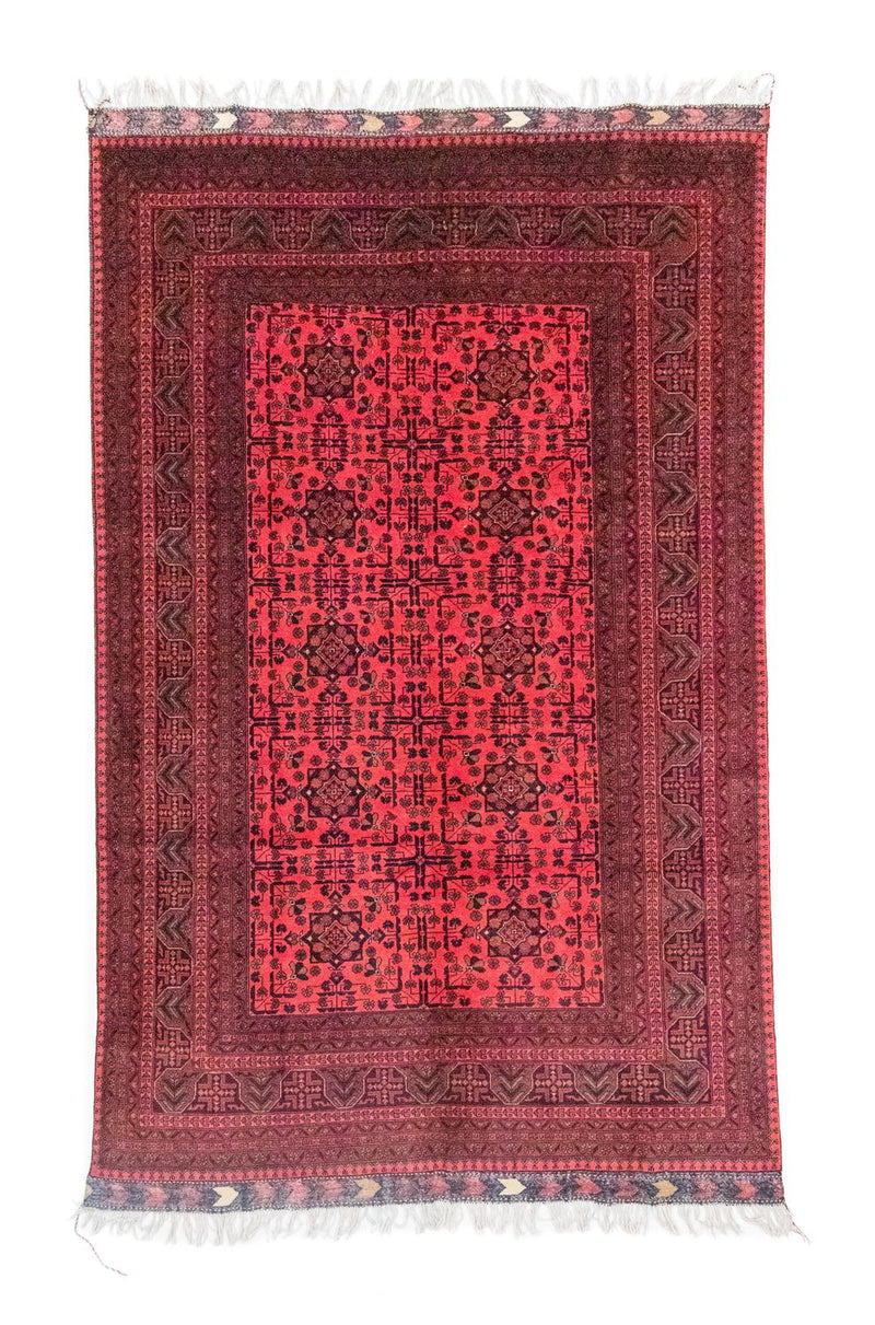 Afghaans tapijt - Kunduz - 300 x 198 cm - rood