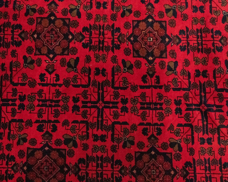 Afghaans tapijt - Kunduz - 300 x 198 cm - rood