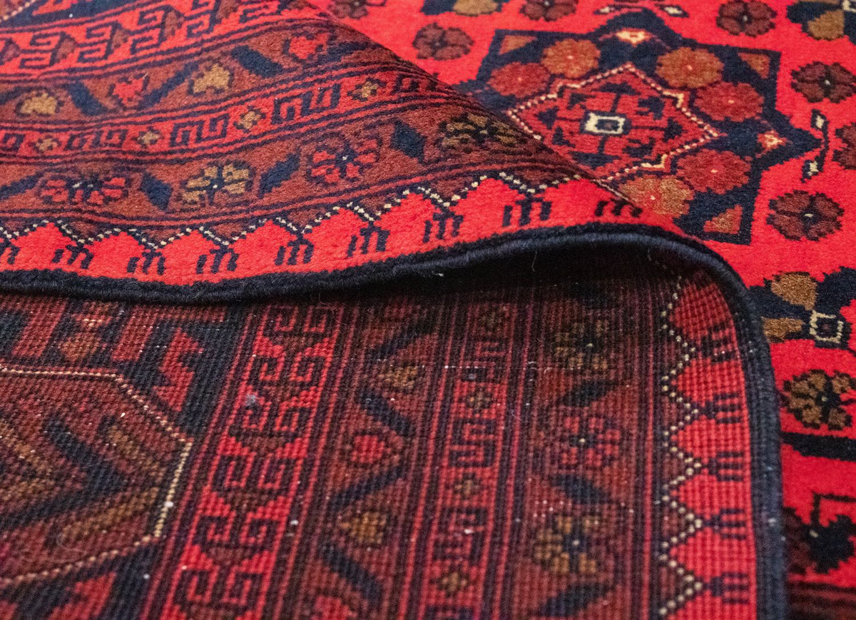 Afghaans tapijt - Kunduz - 300 x 198 cm - rood