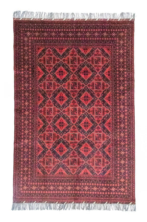 Afghaans tapijt - Kunduz - 286 x 199 cm - rood