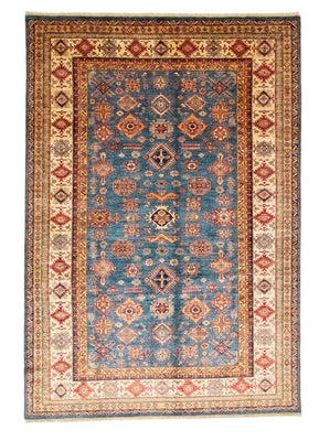 Ziegler Tapijt - Kazak - 303 x 205 cm - blauw
