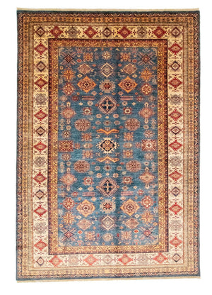 Ziegler Tapijt - Kazak - 303 x 205 cm - blauw