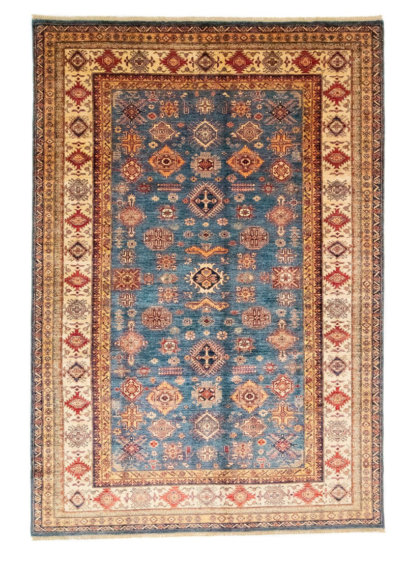 Ziegler Tapijt - Kazak - 303 x 205 cm - blauw