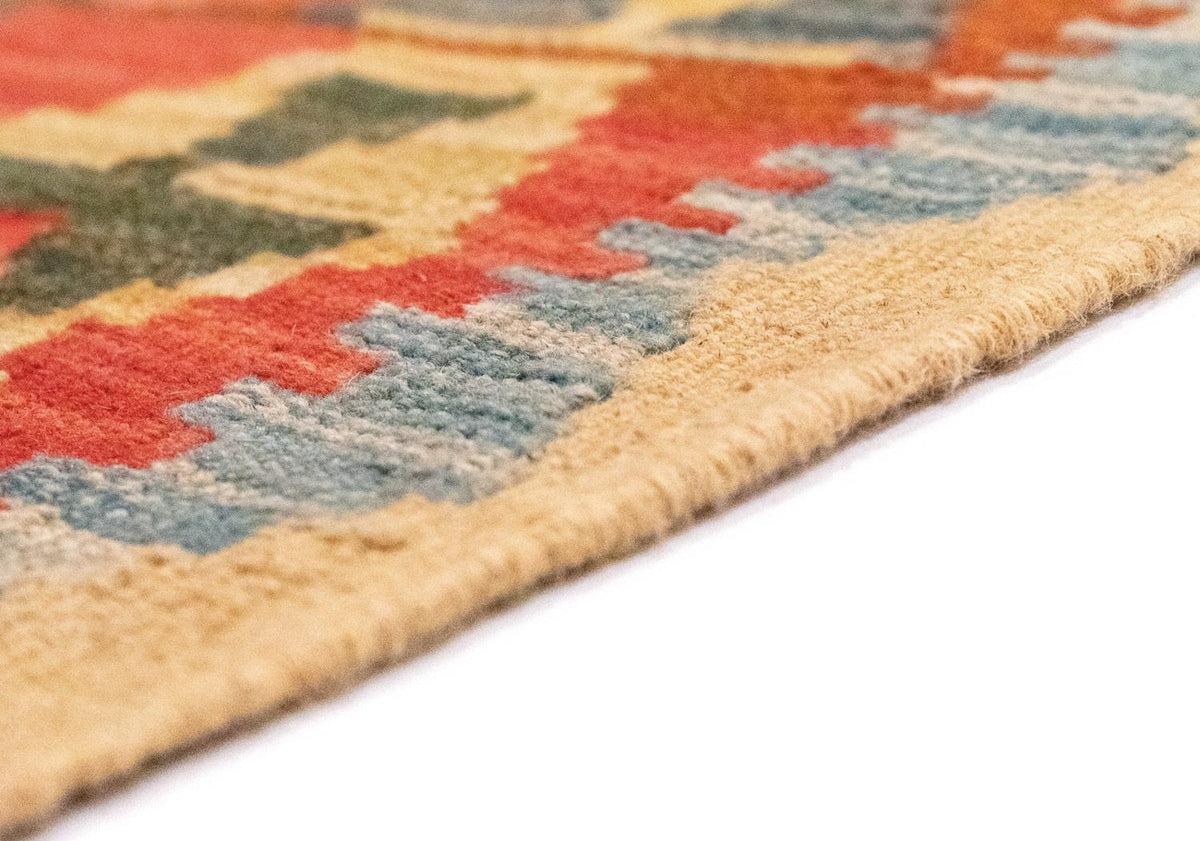 Kelim tapijt - Oosters - 196 x 154 cm - oranje