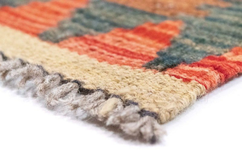 Kelim tapijt - Oosters - 203 x 148 cm - oranje