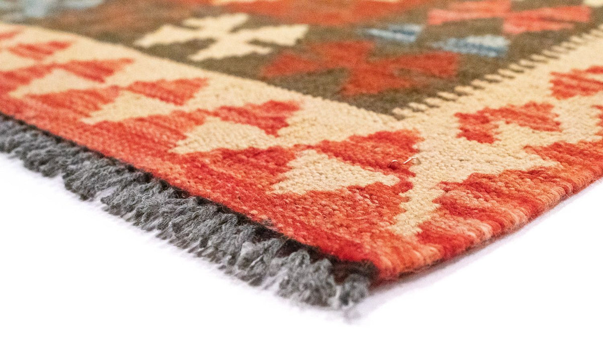 Kelim tapijt - Oosters - 217 x 160 cm - oranje